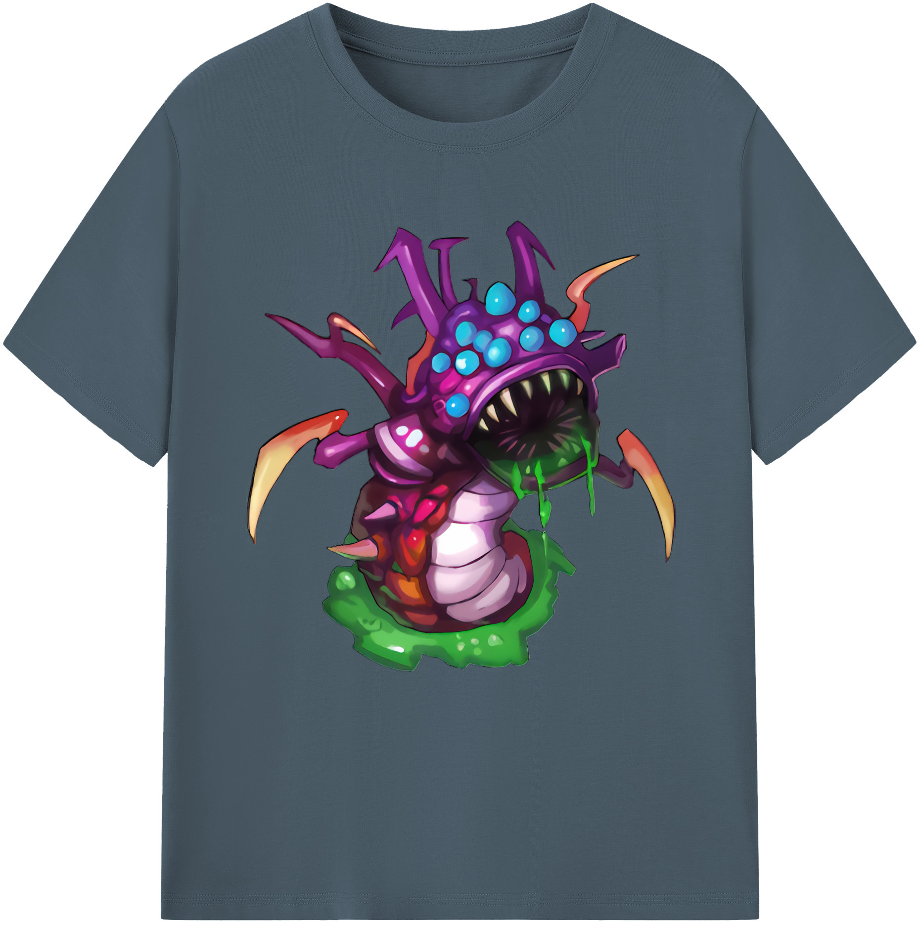 リーグ・オブ・レジェンド League of Legends LOL 綿100％半袖Tシャツ（フロントプリント）
